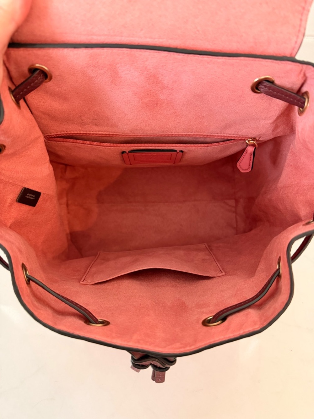 Coach Kleo Backpack in Colorblock Pebble Leather - Picture 9 of 12